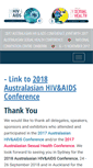 Mobile Screenshot of hivaidsconference.com.au